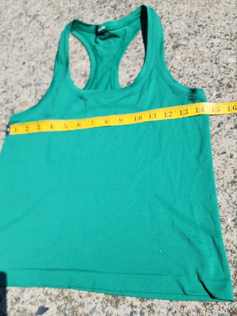 lululemon athletica Swiftly Tech Teal Green Racerback Fitness Tank Top sz 6